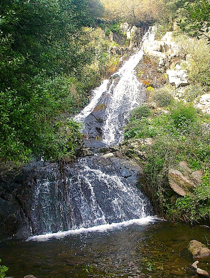 una cascata del Montiferru